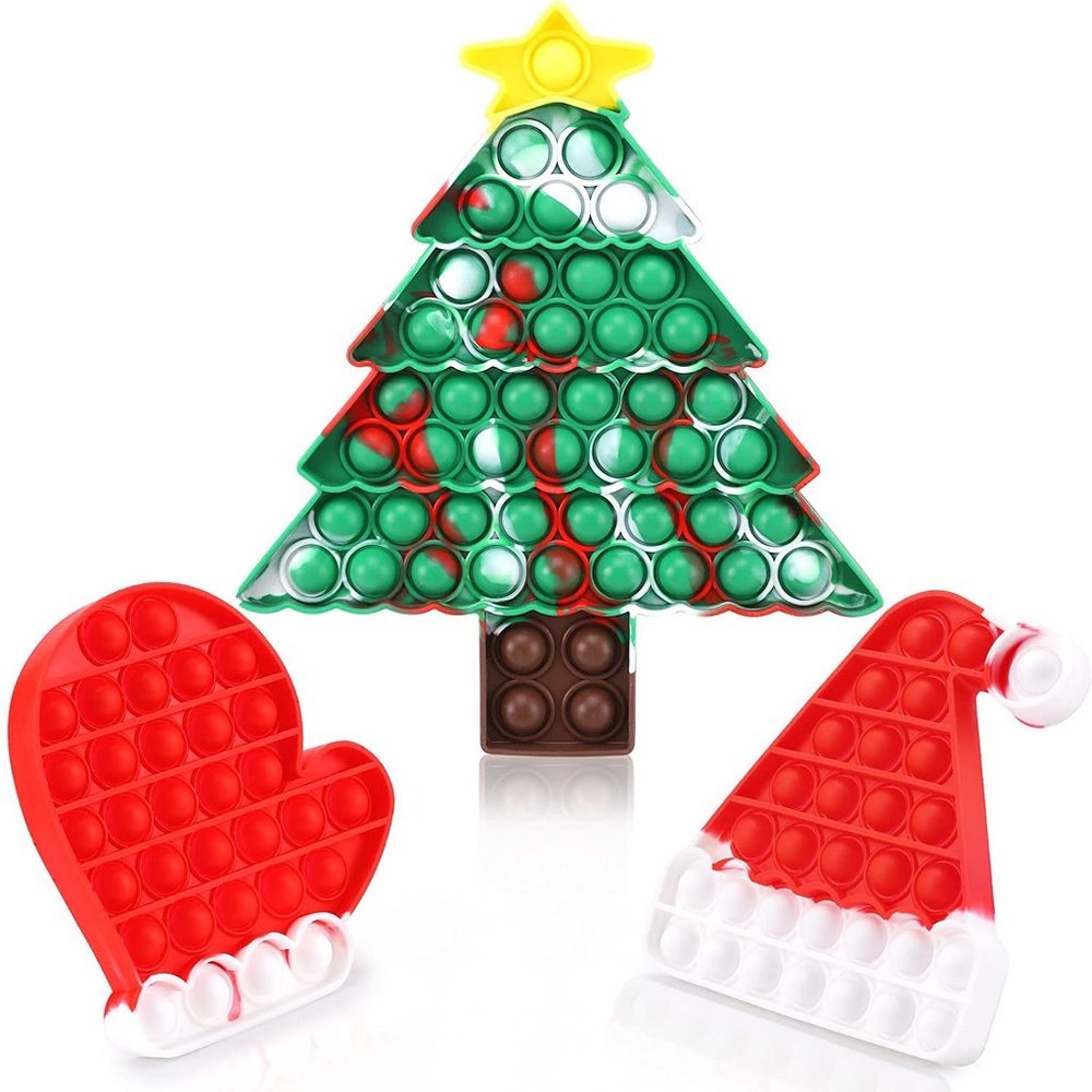 Bubble Pop | Tree Gloves Hand Christmas Easter Pop It Fidget Toys